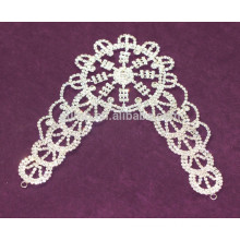 cup chain crystal applique rhinestone appliques for wedding dress